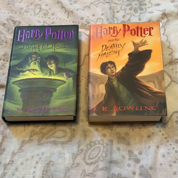 Harry Potter Hardcover Books 6 & 7 Deathly Hallows